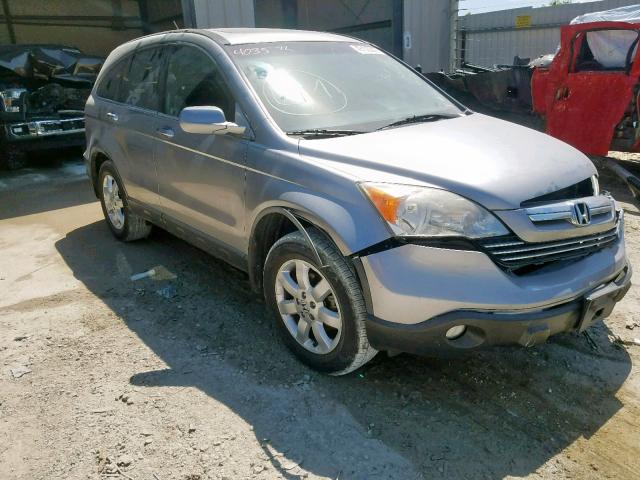 JHLRE38768C045677 - 2008 HONDA CR-V EXL SILVER photo 1