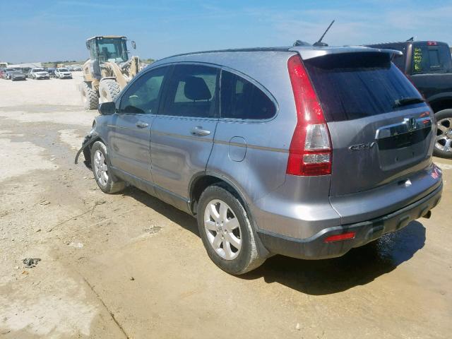 JHLRE38768C045677 - 2008 HONDA CR-V EXL SILVER photo 3