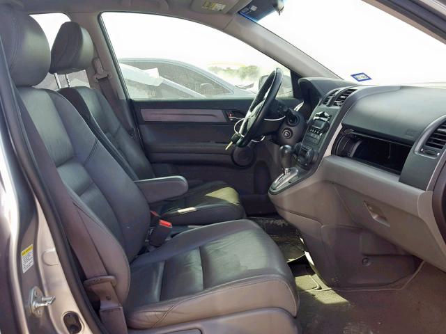 JHLRE38768C045677 - 2008 HONDA CR-V EXL SILVER photo 5