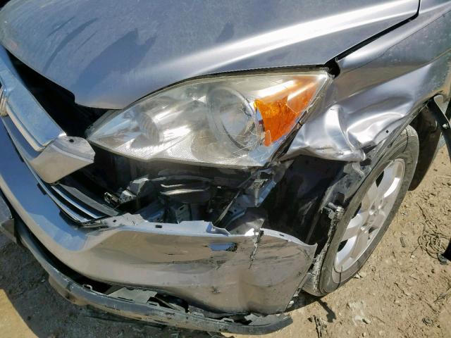 JHLRE38768C045677 - 2008 HONDA CR-V EXL SILVER photo 9