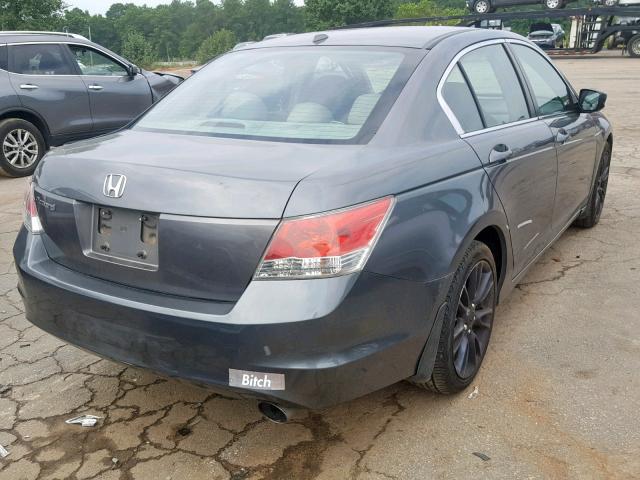 1HGCP26818A139367 - 2008 HONDA ACCORD EXL GRAY photo 4