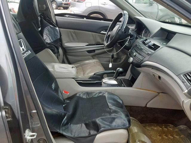 1HGCP26818A139367 - 2008 HONDA ACCORD EXL GRAY photo 5