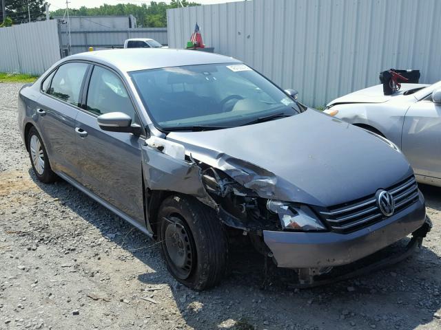 1VWAT7A34FC051079 - 2015 VOLKSWAGEN PASSAT S GRAY photo 1