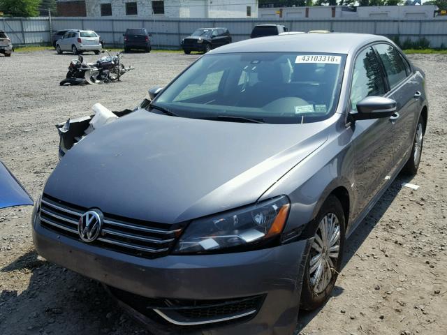 1VWAT7A34FC051079 - 2015 VOLKSWAGEN PASSAT S GRAY photo 2