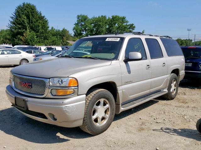 1GKFK66U44J228850 - 2004 GMC YUKON XL D GRAY photo 2