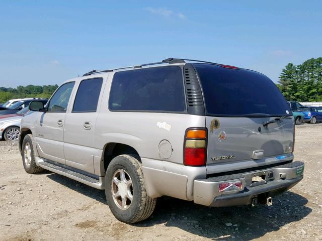 1GKFK66U44J228850 - 2004 GMC YUKON XL D GRAY photo 3