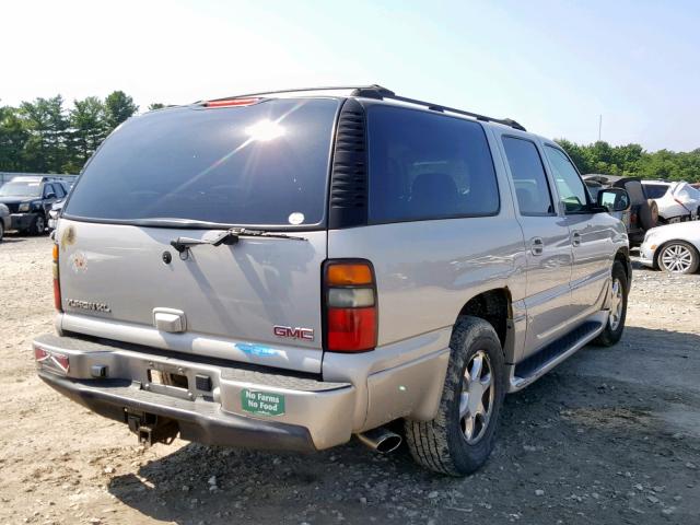 1GKFK66U44J228850 - 2004 GMC YUKON XL D GRAY photo 4