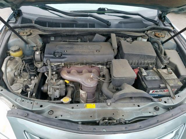 4T1BE46K97U706473 - 2007 TOYOTA CAMRY NEW GREEN photo 7