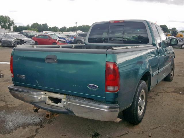 1FTZX1764WNC08090 - 1998 FORD F150 GREEN photo 4