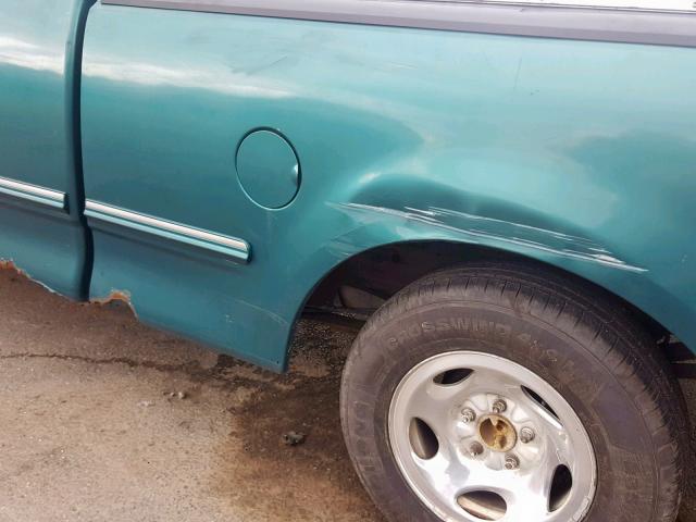 1FTZX1764WNC08090 - 1998 FORD F150 GREEN photo 9