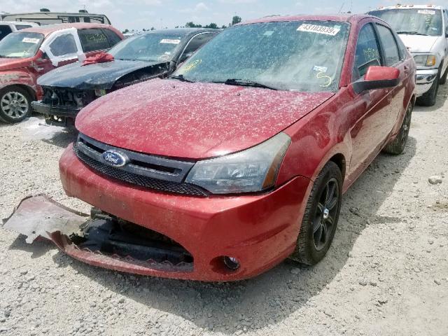 1FAHP3GN4BW117068 - 2011 FORD FOCUS SES RED photo 2