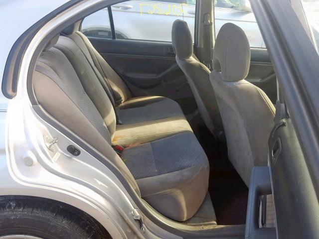 2HGES16354H540762 - 2004 HONDA CIVIC DX V SILVER photo 6