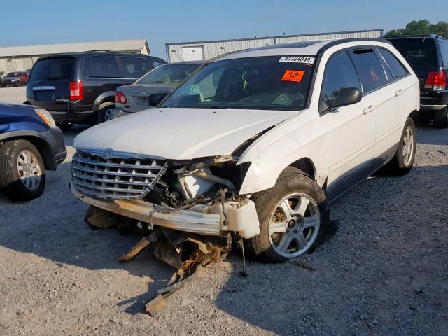 2C4GF68455R660801 - 2005 CHRYSLER PACIFICA T WHITE photo 2