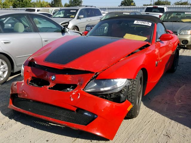 4USBU33586LW59693 - 2006 BMW Z4 3.0 RED photo 2