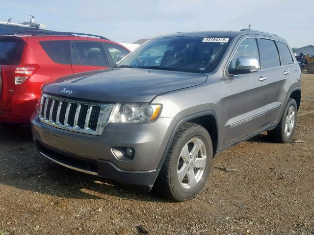 1C4RJFBG4DC553272 - 2013 JEEP GRAND CHER SILVER photo 2