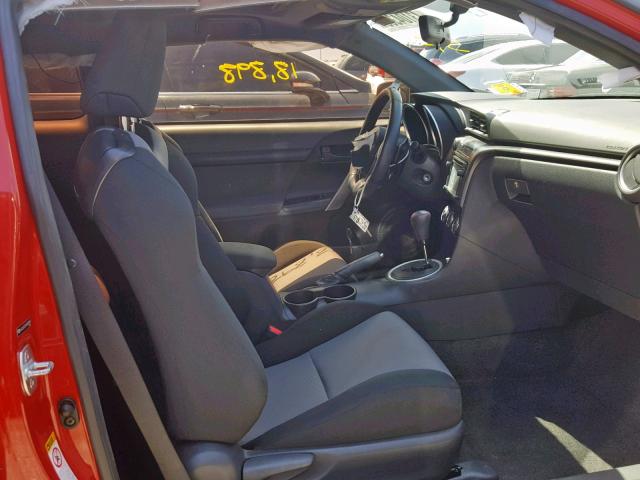 JTKJF5C7XF3092680 - 2015 TOYOTA SCION TC წითელი ფოტო 5
