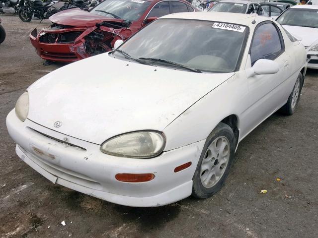 JM1EC4320N0121488 - 1992 MAZDA MX-3 GS WHITE photo 2