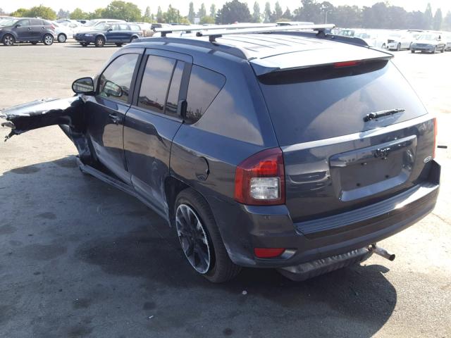 1C4NJCBA1ED764319 - 2014 JEEP COMPASS SP GRAY photo 3