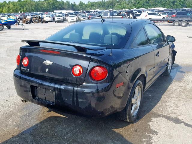 1G1AL18F987164210 - 2008 CHEVROLET COBALT LT BLACK photo 4