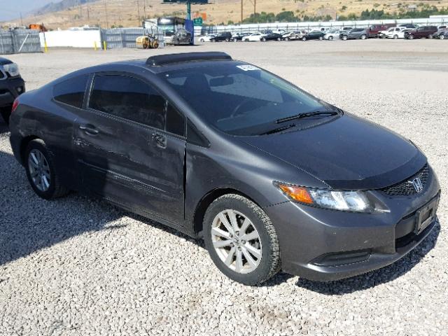 2HGFG3B89CH500508 - 2012 HONDA CIVIC EX GRAY photo 1