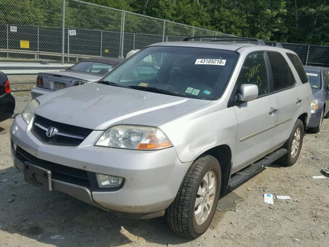 2HNYD18913H509489 - 2003 ACURA MDX TOURIN SILVER photo 2