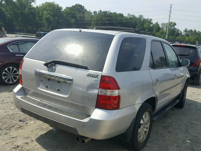 2HNYD18913H509489 - 2003 ACURA MDX TOURIN SILVER photo 4