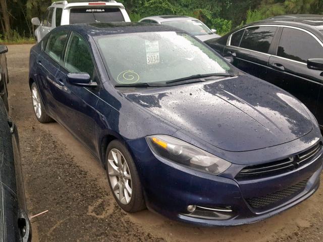 1C3CDFBA3DD322936 - 2013 DODGE DART SXT BLUE photo 1