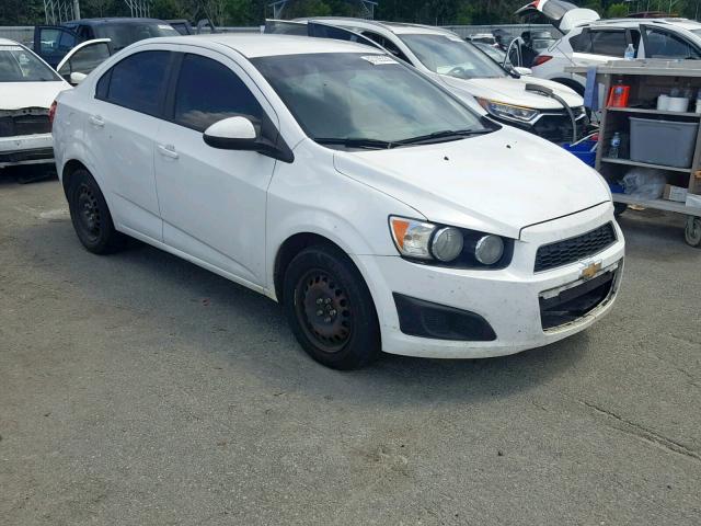 1G1JA5SH9E4233238 - 2014 CHEVROLET SONIC LS WHITE photo 1