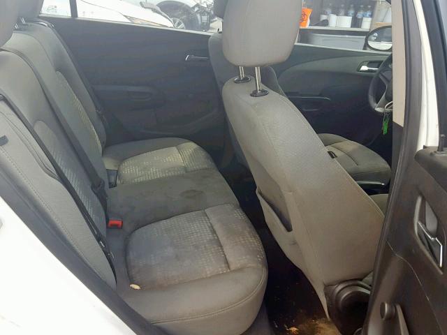 1G1JA5SH9E4233238 - 2014 CHEVROLET SONIC LS WHITE photo 6