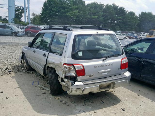 JF1SF65692H743872 - 2002 SUBARU FORESTER S GRAY photo 3