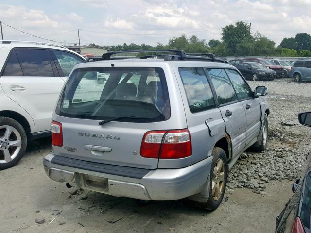 JF1SF65692H743872 - 2002 SUBARU FORESTER S GRAY photo 4