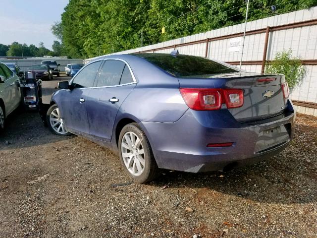1G11H5SL3EF139036 - 2014 CHEVROLET MALIBU LTZ ლურჯი ფოტო 3