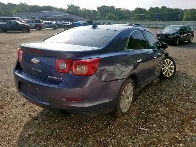 1G11H5SL3EF139036 - 2014 CHEVROLET MALIBU LTZ ლურჯი ფოტო 4