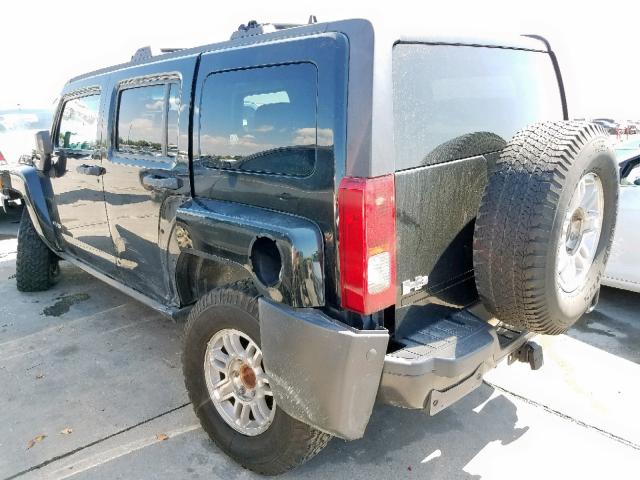 5GTDN136368108432 - 2006 HUMMER H3 BLACK photo 3