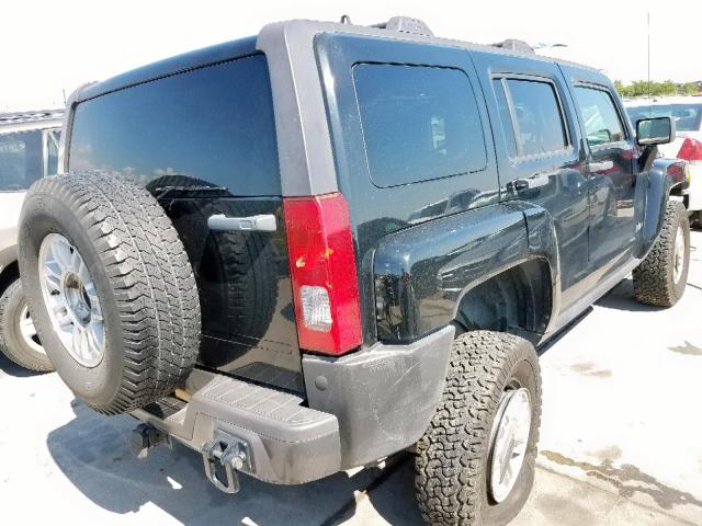 5GTDN136368108432 - 2006 HUMMER H3 BLACK photo 4