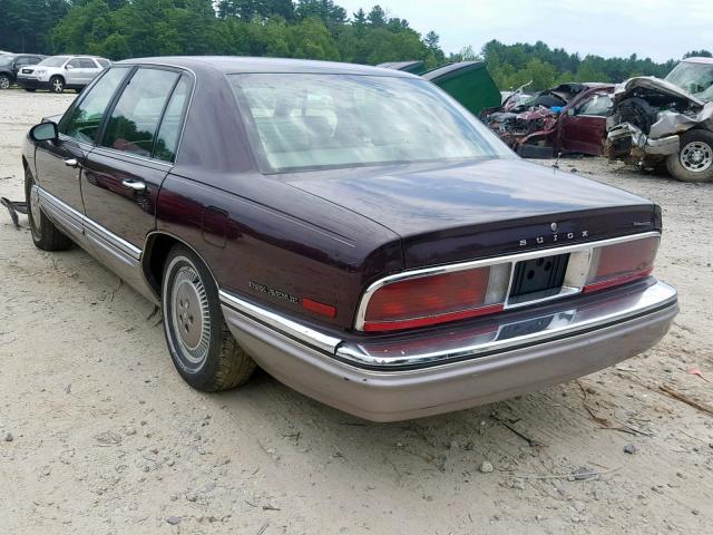 1G4CU521XTH617332 - 1996 BUICK PARK AVENU BURGUNDY photo 3