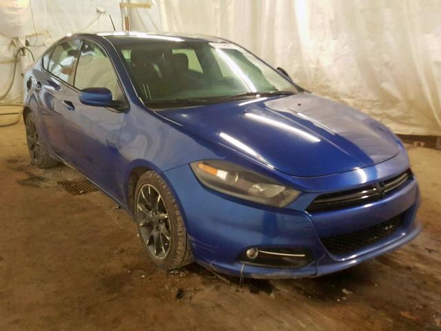 1C3CDFBAXDD345551 - 2013 DODGE DART SXT BLUE photo 1