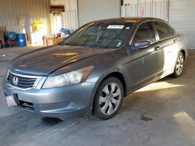 1HGCP26889A002976 - 2009 HONDA ACCORD EXL GRAY photo 2