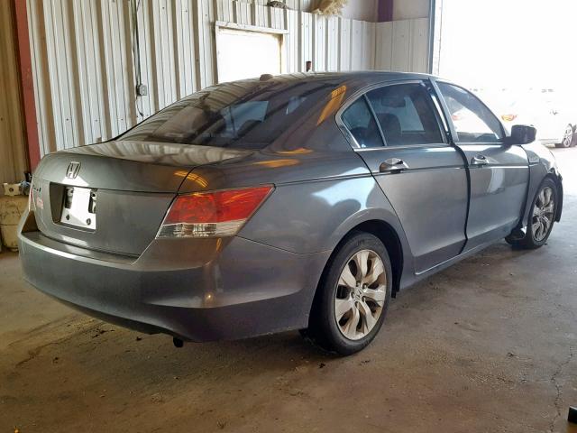 1HGCP26889A002976 - 2009 HONDA ACCORD EXL GRAY photo 4