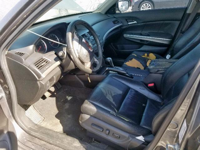 1HGCP26889A002976 - 2009 HONDA ACCORD EXL GRAY photo 5