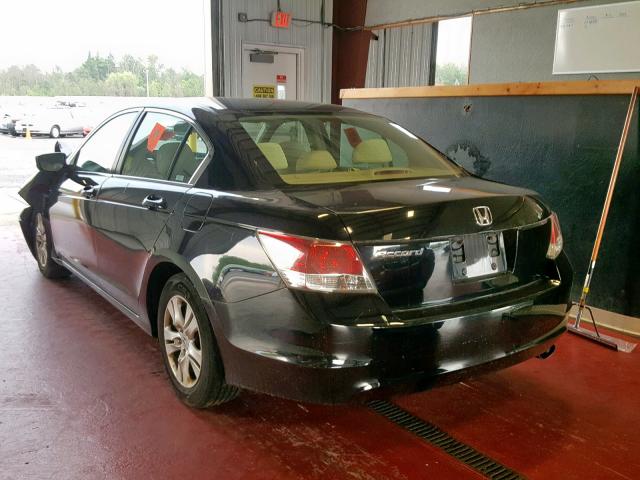 1HGCP26408A153046 - 2008 HONDA ACCORD LXP BLACK photo 3