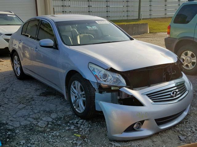 JN1DV6AP4CM700413 - 2012 INFINITI G25 BASE SILVER photo 1