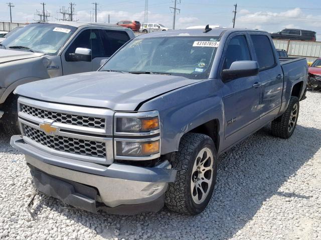 3GCPCREH9FG316171 - 2015 CHEVROLET SILVERADO GRAY photo 2