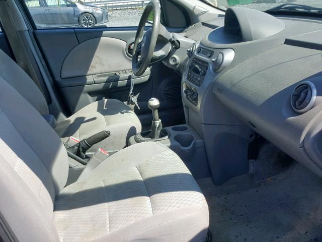 1G8AZ52F75Z166179 - 2005 SATURN ION LEVEL SILVER photo 5