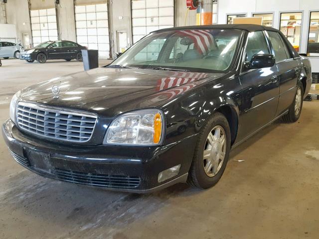 1G6KD54Y74U154734 - 2004 CADILLAC DEVILLE BLACK photo 2