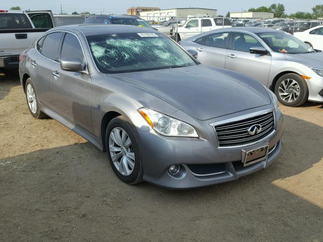 JN1AY1AR5BM570574 - 2011 INFINITI M56 X SILVER photo 1