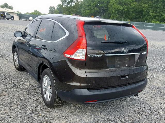 5J6RM4H73DL019208 - 2013 HONDA CR-V EXL BROWN photo 3