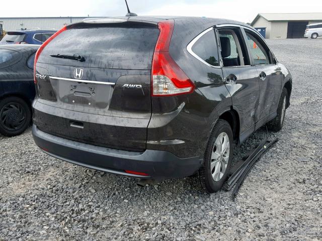 5J6RM4H73DL019208 - 2013 HONDA CR-V EXL BROWN photo 4