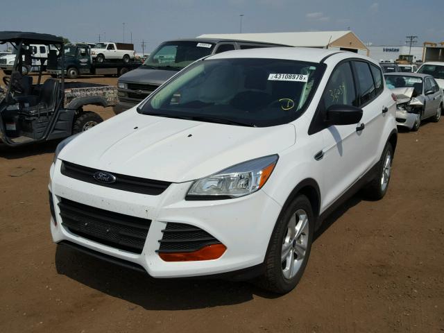 1FMCU0F78FUA17468 - 2015 FORD ESCAPE S WHITE photo 2