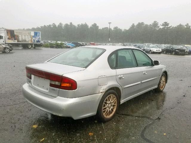 4S3BE635337208969 - 2003 SUBARU LEGACY L SILVER photo 4